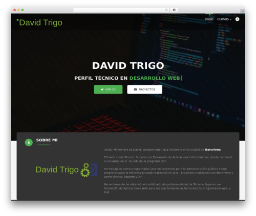 iThemer WordPress theme free - davidtrigo.com