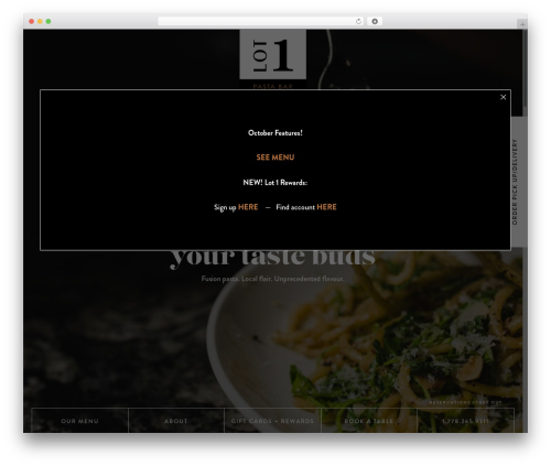 Leap Theme theme WordPress - lot1pastabar.com