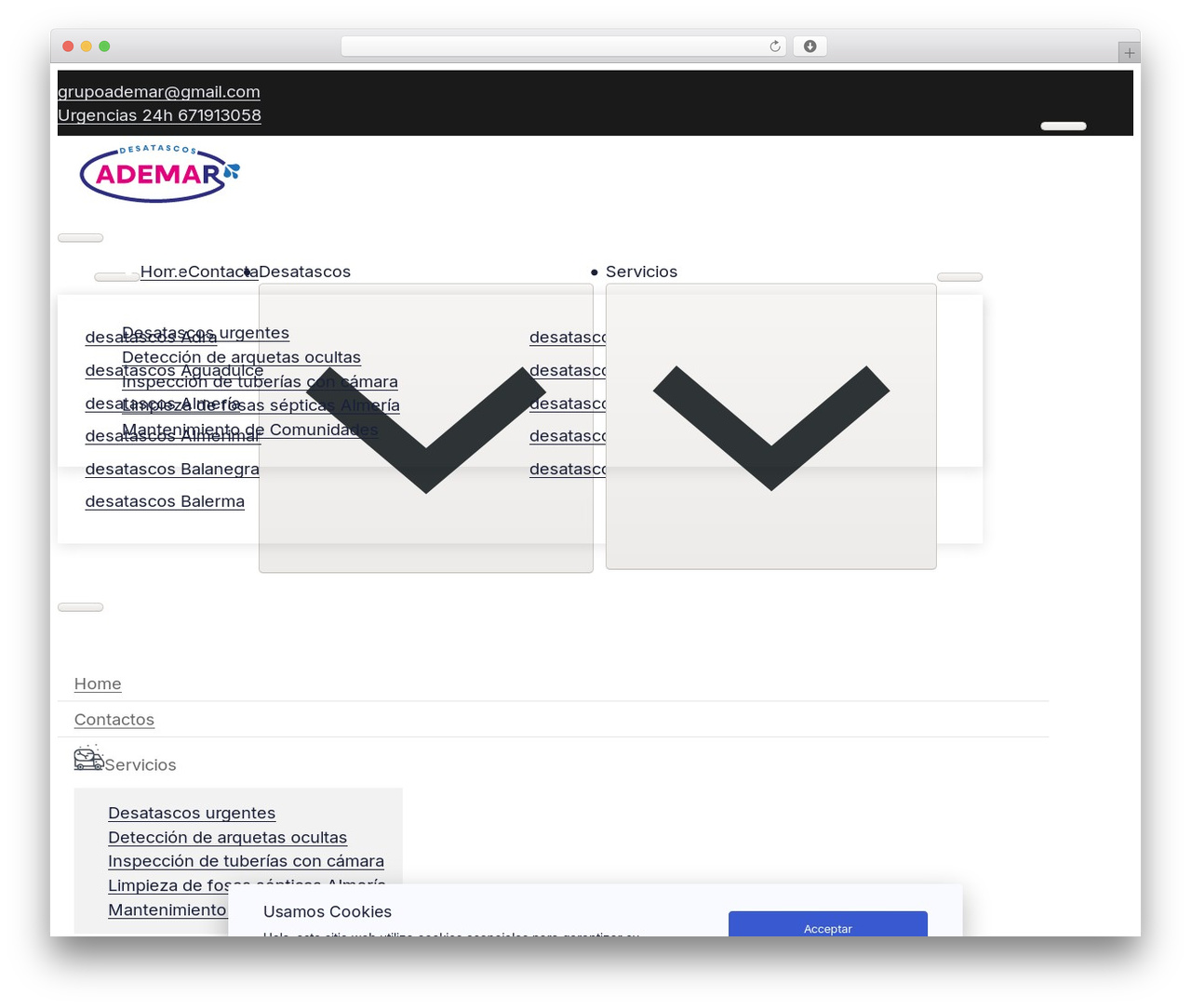 Theme WordPress Bricks - desatascosademar.es