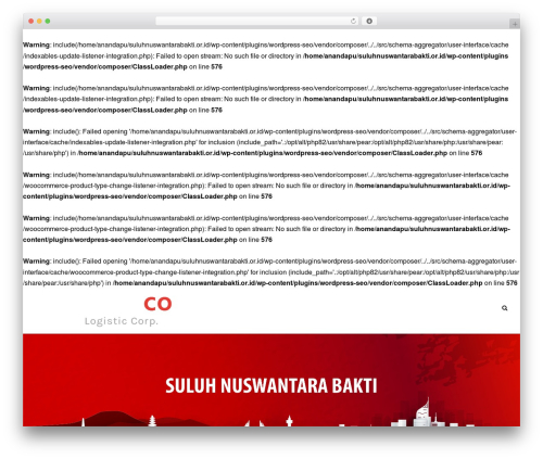 Theme WordPress Logisco - suluhnuswantarabakti.or.id