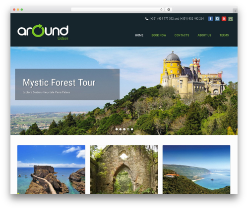 Wildcat Progression theme WordPress - aroundlisbon.pt