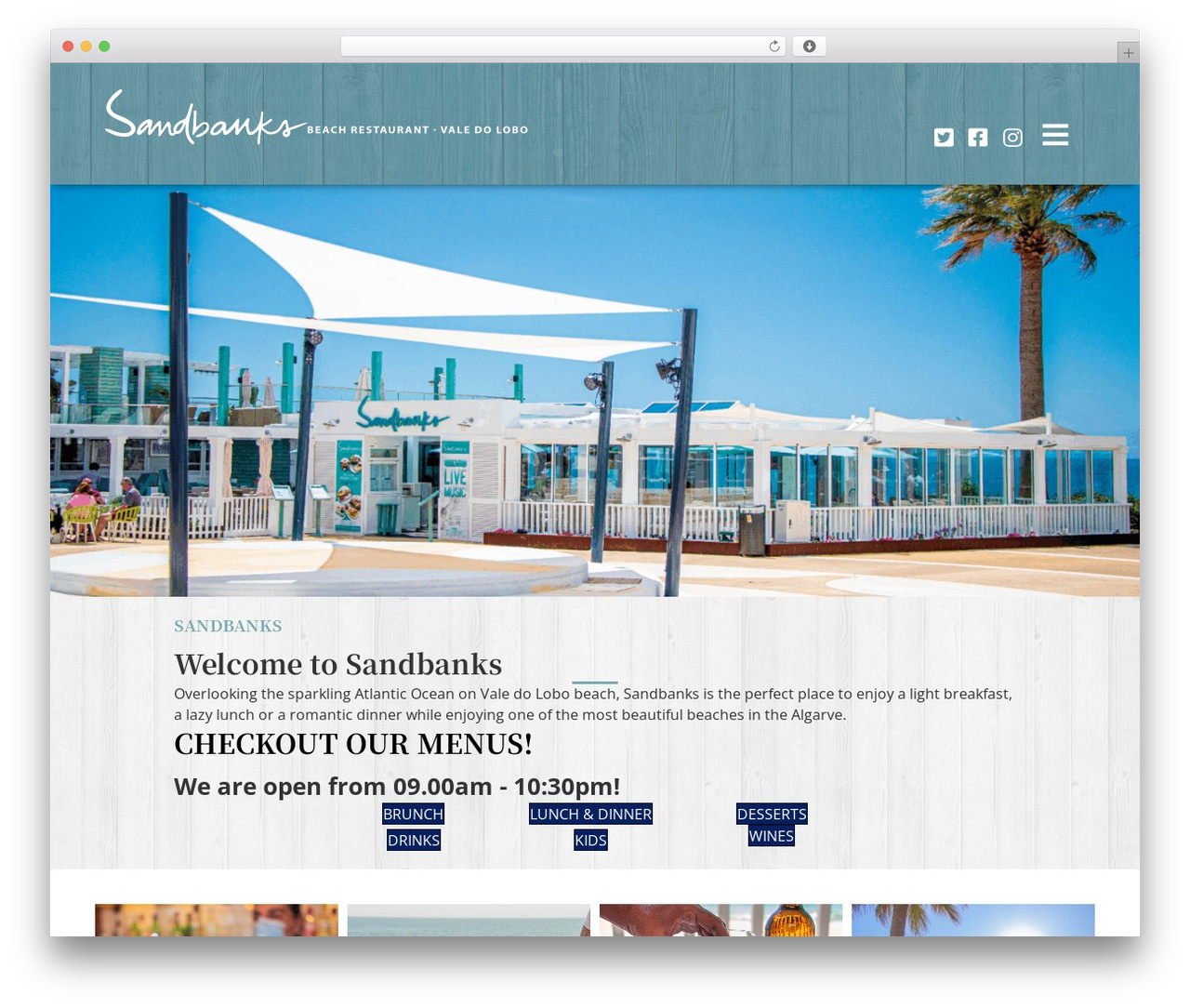 WordPress theme Beaver Builder Theme - sandbanksvaledolobo.com