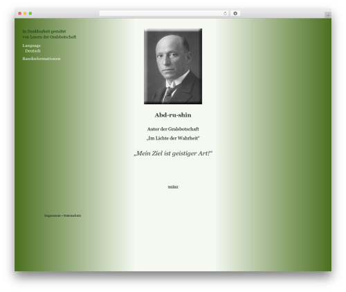 WordPress theme Custom Theme - abdrushin-autor.net