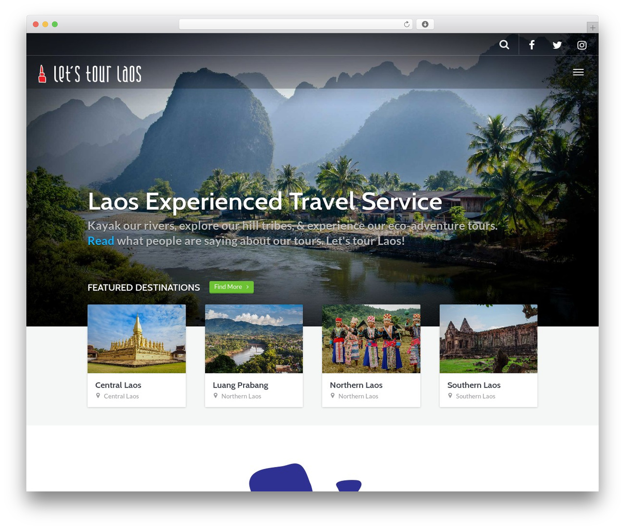 WordPress theme Go Explore! - letstourlaos.com
