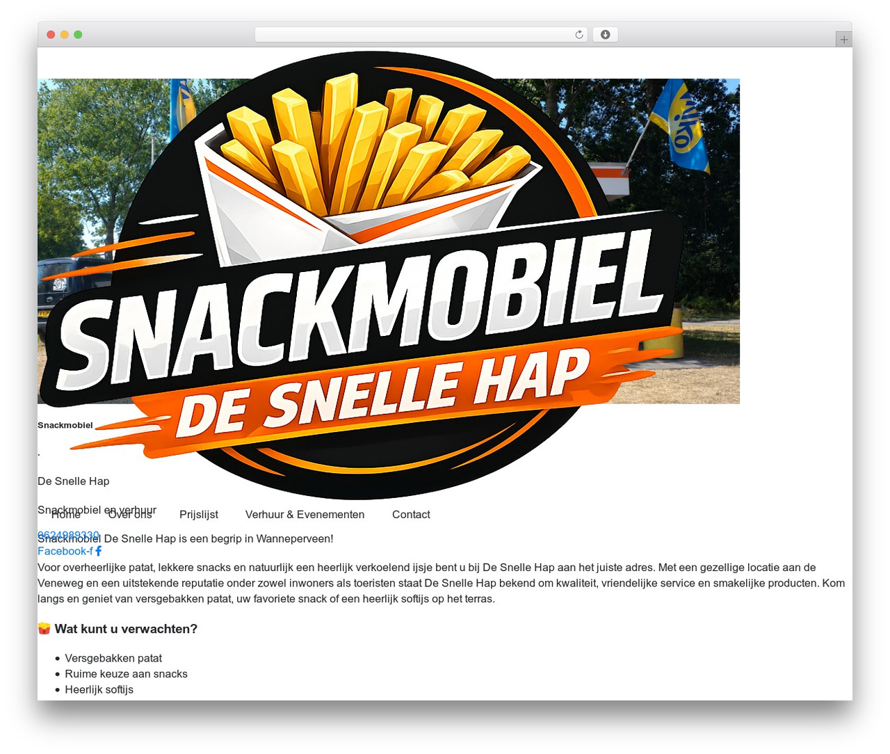 WordPress theme JupiterX - snackmobieldesnellehap.nl