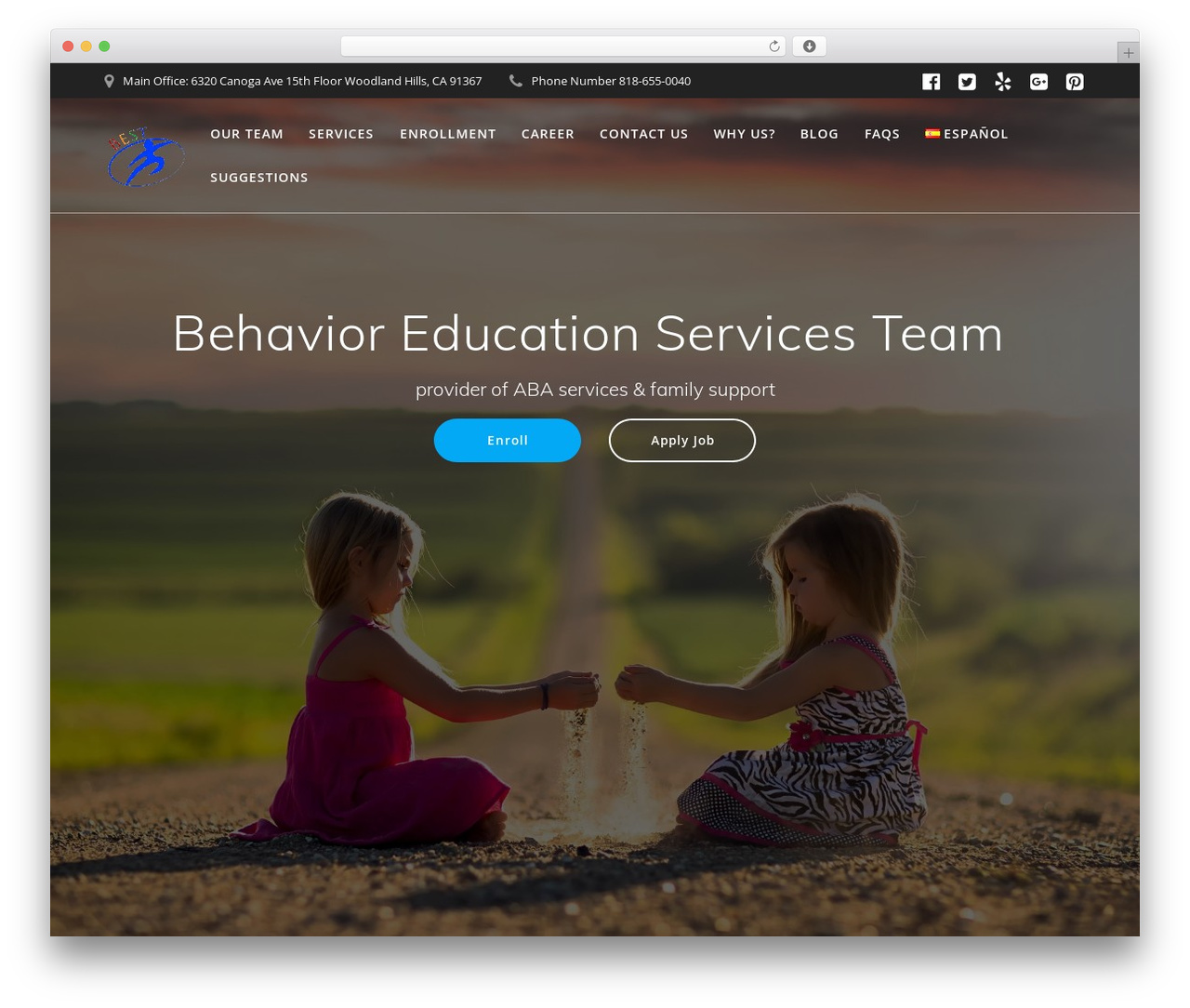 WordPress theme Mesmerize - b-est.org