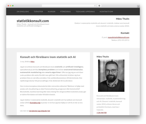 WordPress theme Sumo - statistikkonsult.com
