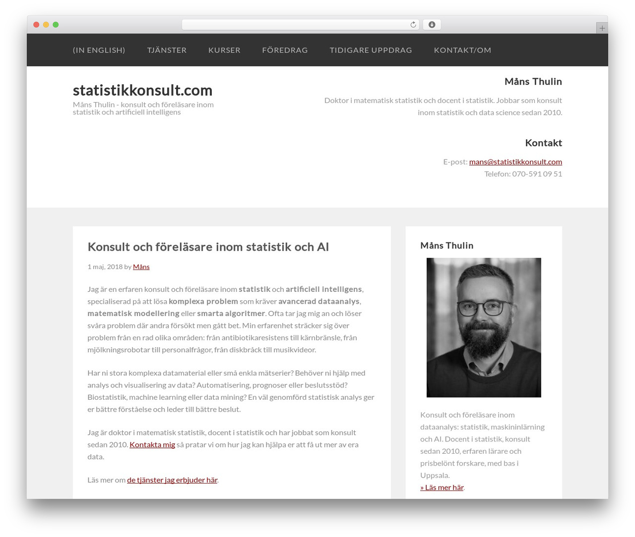 WordPress theme Omega - statistikkonsult.com WordPress theme Omega - statistikkonsult.com