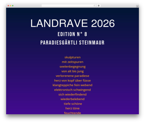 Ds image gallery WordPress plugin - landrave.ch