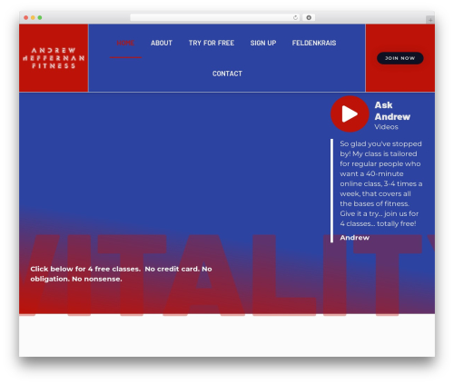 Earthrise elementor WordPress plugin - andrewheffernanfitness.com