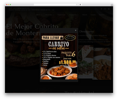 Simple Restaurant Menu (simple-restaurant-menu) free WordPress plugin - elgranpastor.com Simple Restaurant Menu (simple-restaurant-menu) free WordPress plugin - elgranpastor.com