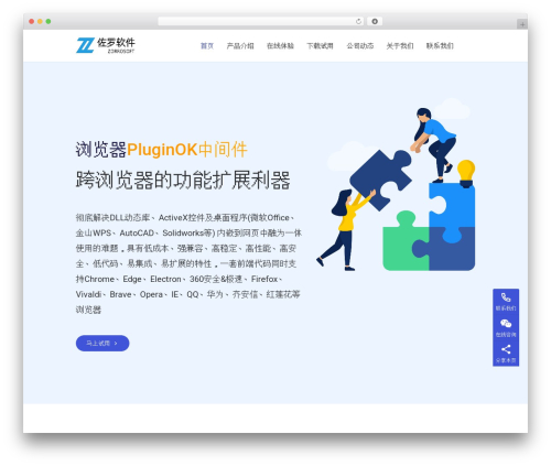 Module WordPress theme - zorrosoft.com