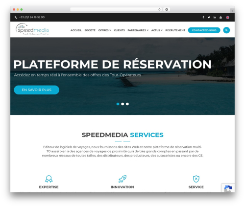Perfect WordPress theme - speedmedia.fr