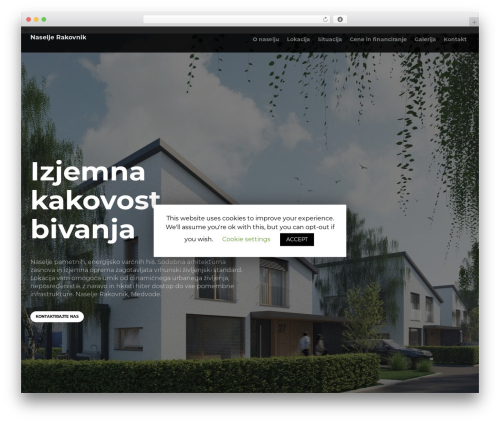 Propper WordPress website theme - naselje-rakovnik.si