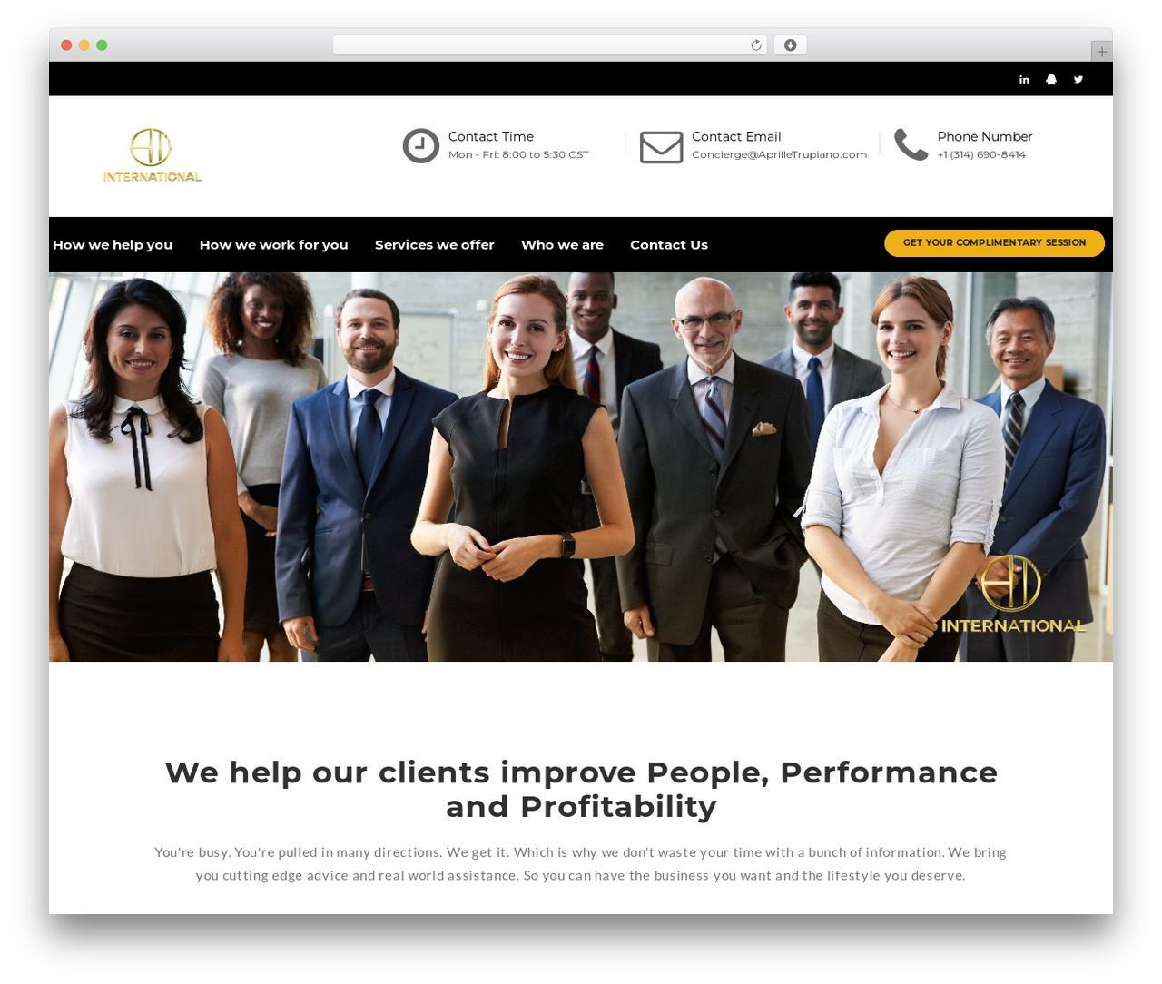 Provide theme WordPress - atinternationallc.com