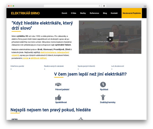 Theme WordPress Buildico - elektrikarbrno.cz