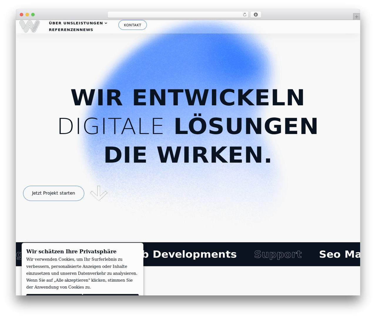 Theme WordPress Webfolio - web-smith.de