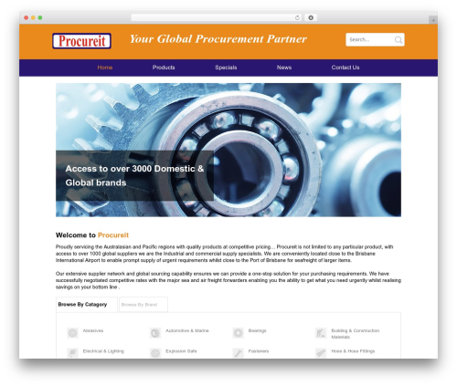 WP theme Theme AXe - procureit.com.au