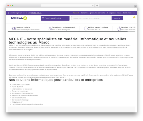 Templatemela core WordPress plugin - www.megait.ma