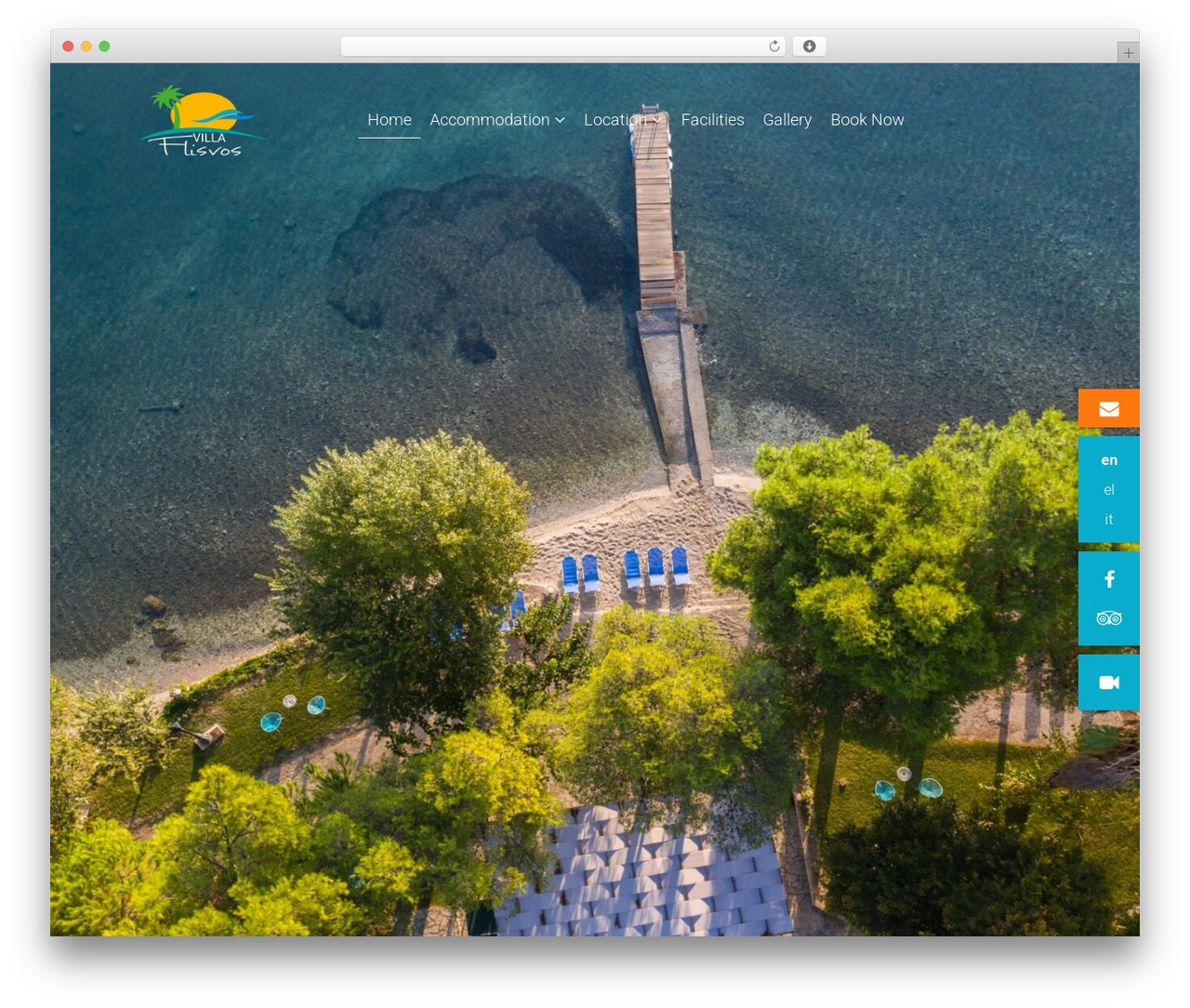 Codibee Theme WordPress theme design - villaflisvos.gr