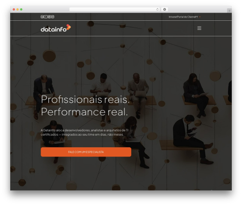 Datainfo theme WordPress - www.datainfo.inf.br
