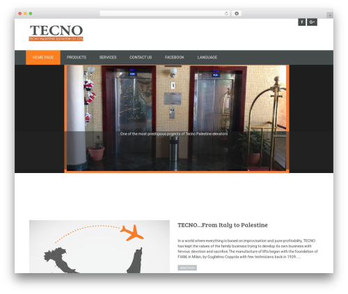 FlatOn Pro theme WordPress - tecno-pal.ps