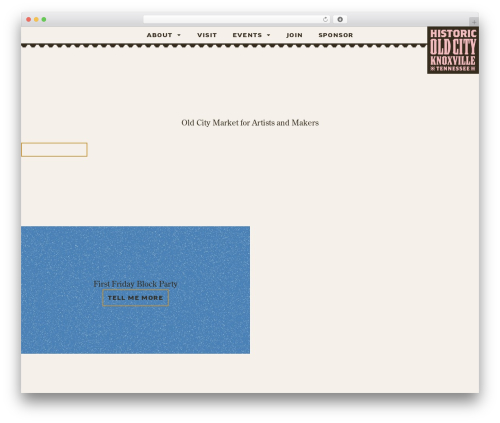 Hello Elementor WordPress store theme - oldcityknoxville.org
