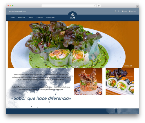 Flex restaurants WordPress plugin - sushitori.mx