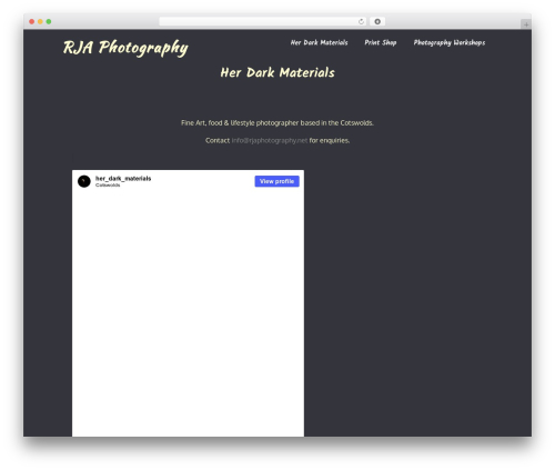 Optimizer WordPress theme image - rjaphotography.net Optimizer WordPress theme image - rjaphotography.net