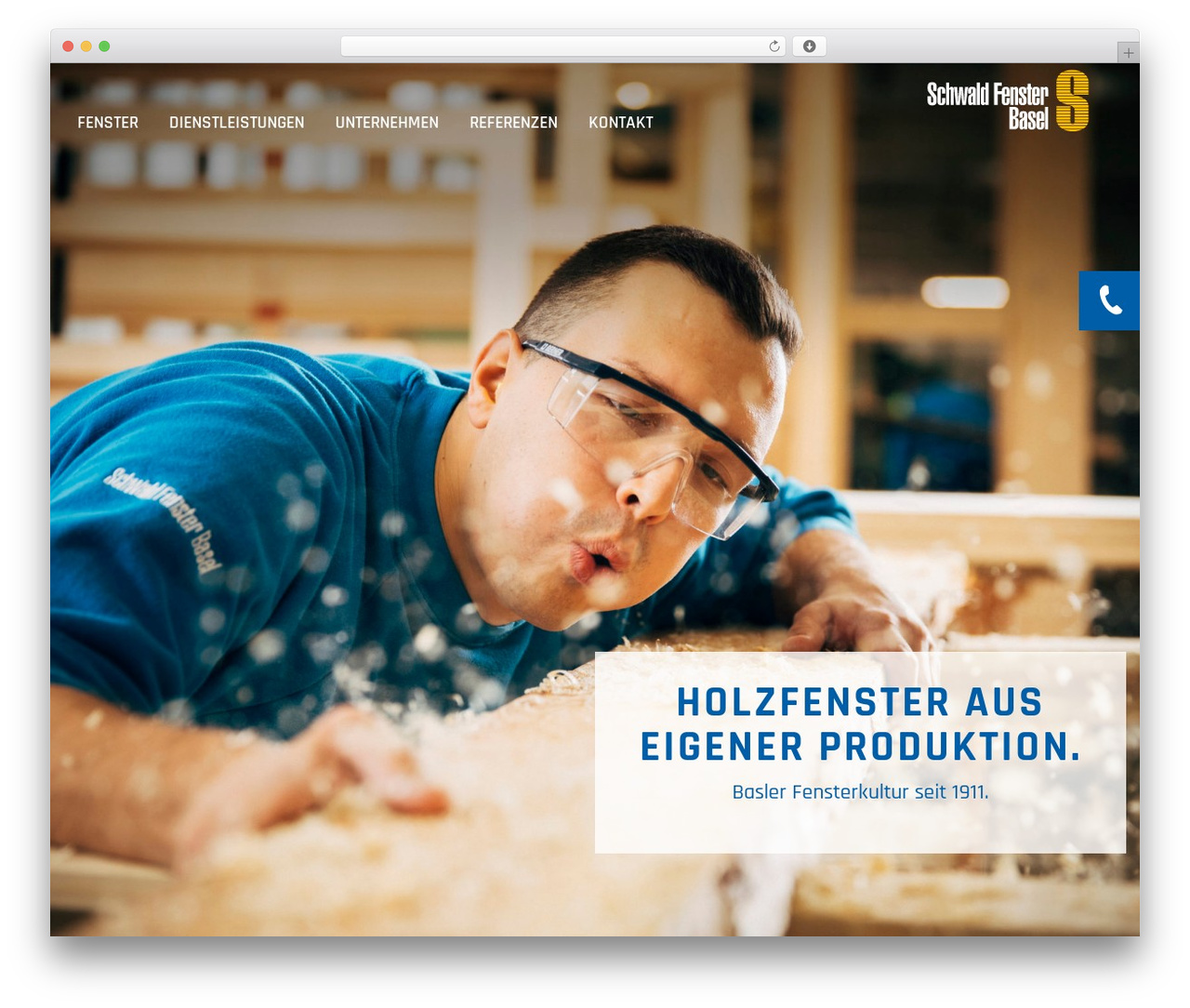 Schwald WordPress theme - schwald-fenster.ch