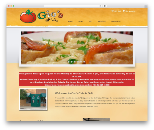 Theme WordPress Gios - gioscafe.com