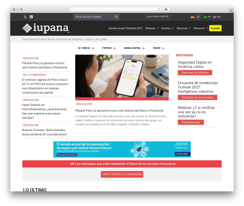 Theme WordPress PicoStrap5 Child Base - iupana.com