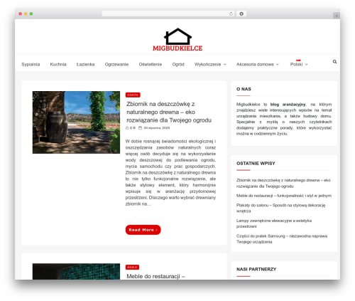 Web Log WordPress theme - migbudkielce.pl Web Log WordPress theme - migbudkielce.pl