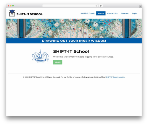 WordPress theme SHIFT-IT School - shiftitschool.com