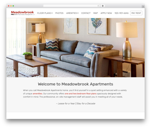 WordPress website theme Genesis - meadowbrookapartmentliving.com