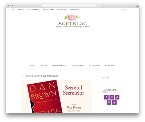 Captivating Theme WordPress blog theme - softblog.eu