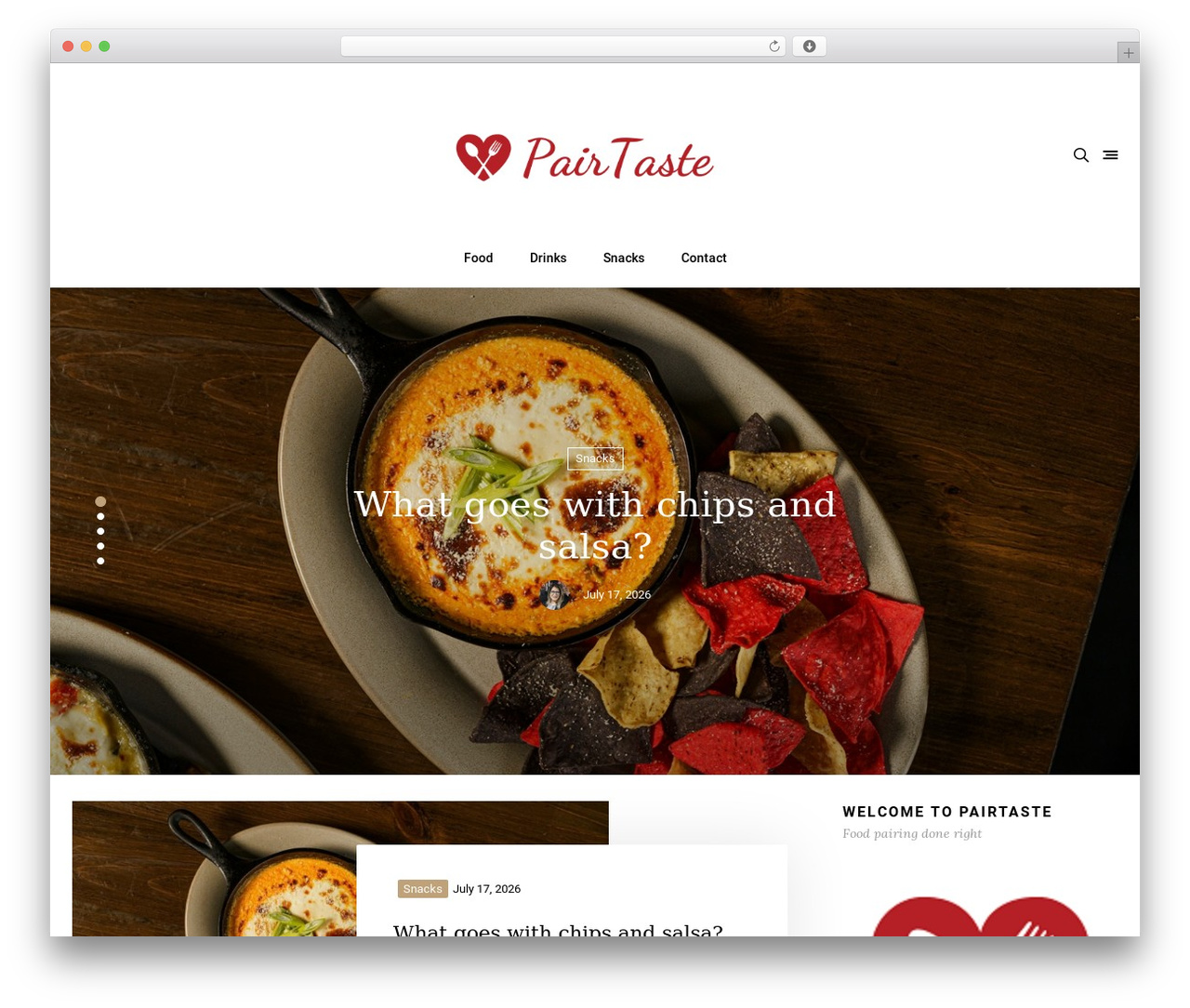 Harmuny theme WordPress - pairtaste.com Harmuny theme WordPress - pairtaste.com