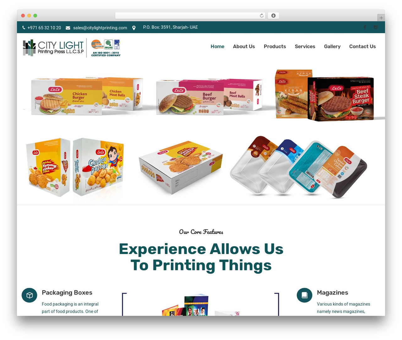 Mist WordPress news theme - citylightprinting.com