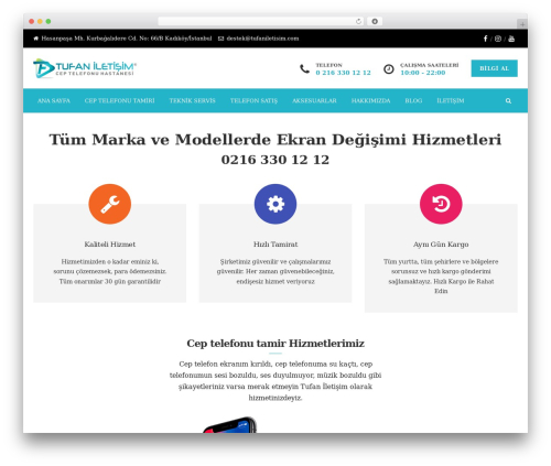 Ostrya top WordPress theme - tufaniletisim.com