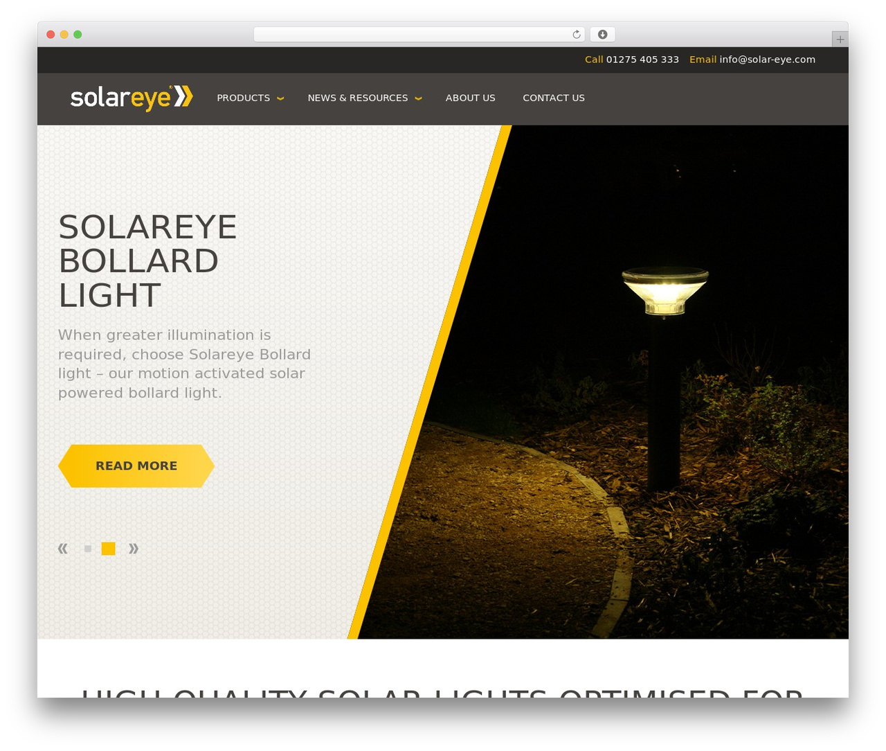 Solareye theme WordPress - solar-eye.com