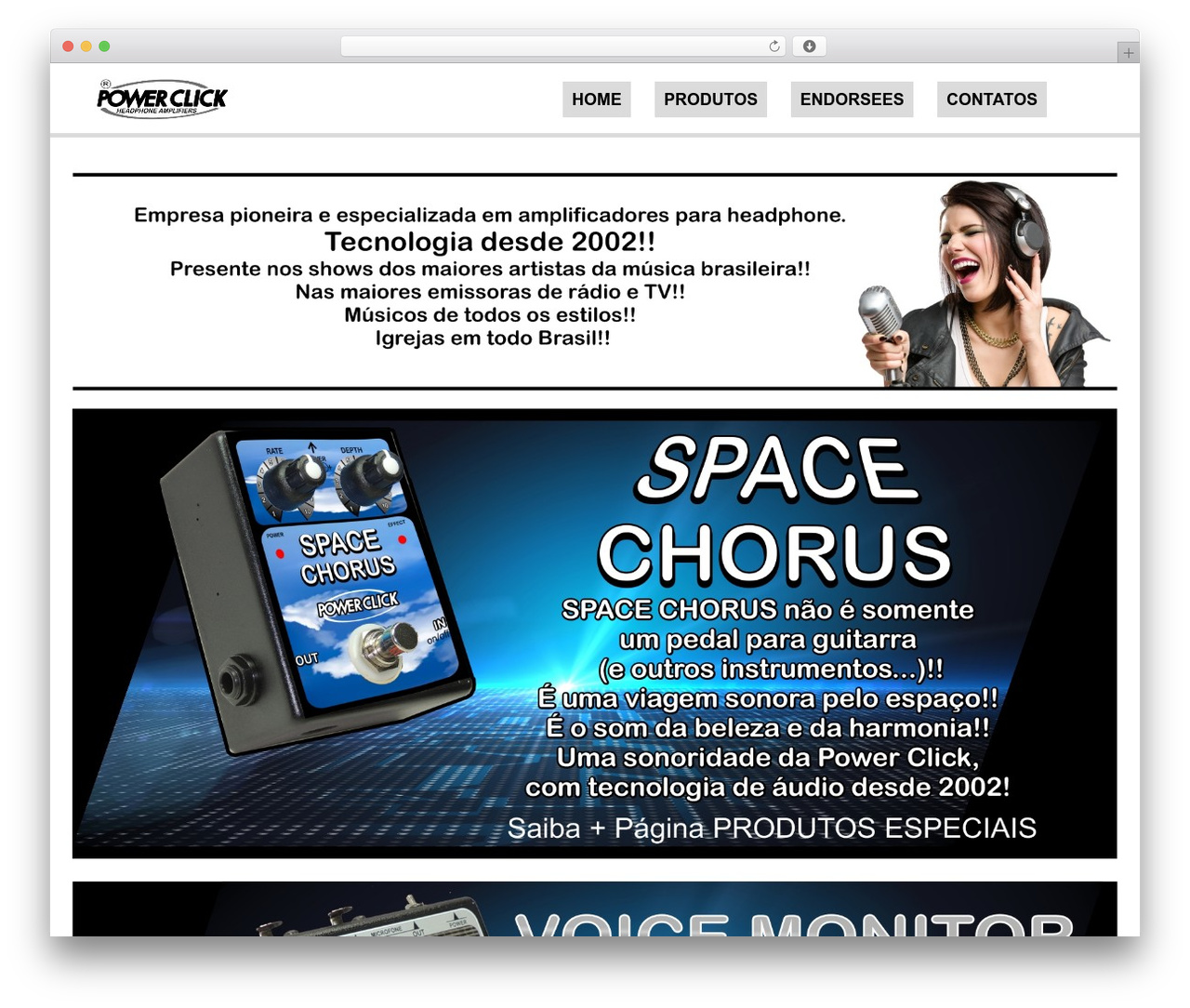 WordPress responsive theme by J.Duarte Design WordPress website theme - powerclick.com.br