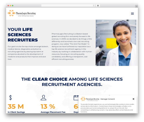 WordPress theme LabtechCO - pharmalogicsrecruiting.com
