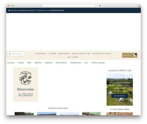 WordPress theme ALIOKI Création - foiegras-catinel.com