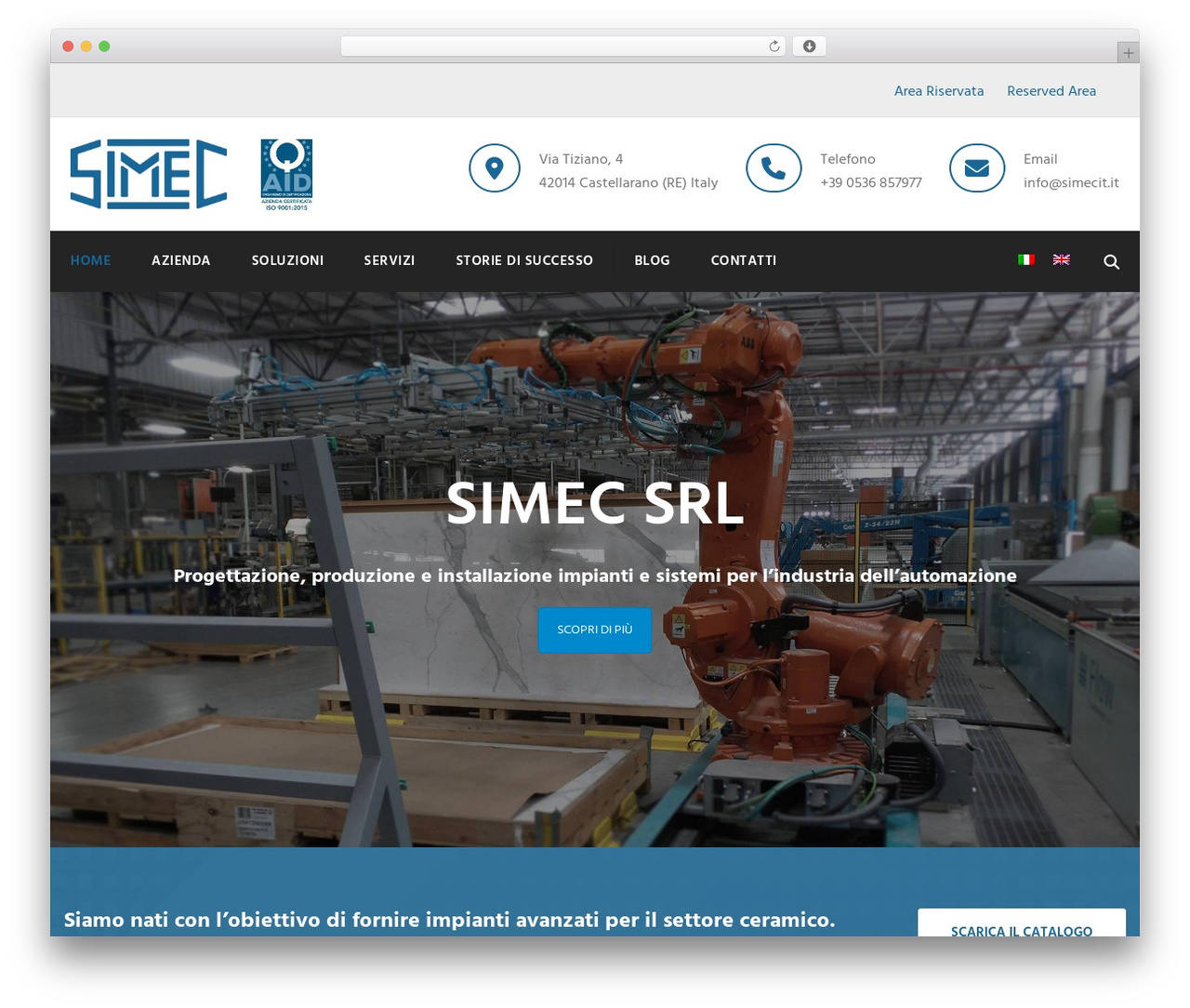 WordPress theme Constructo - simecit.it WordPress theme Constructo - simecit.it