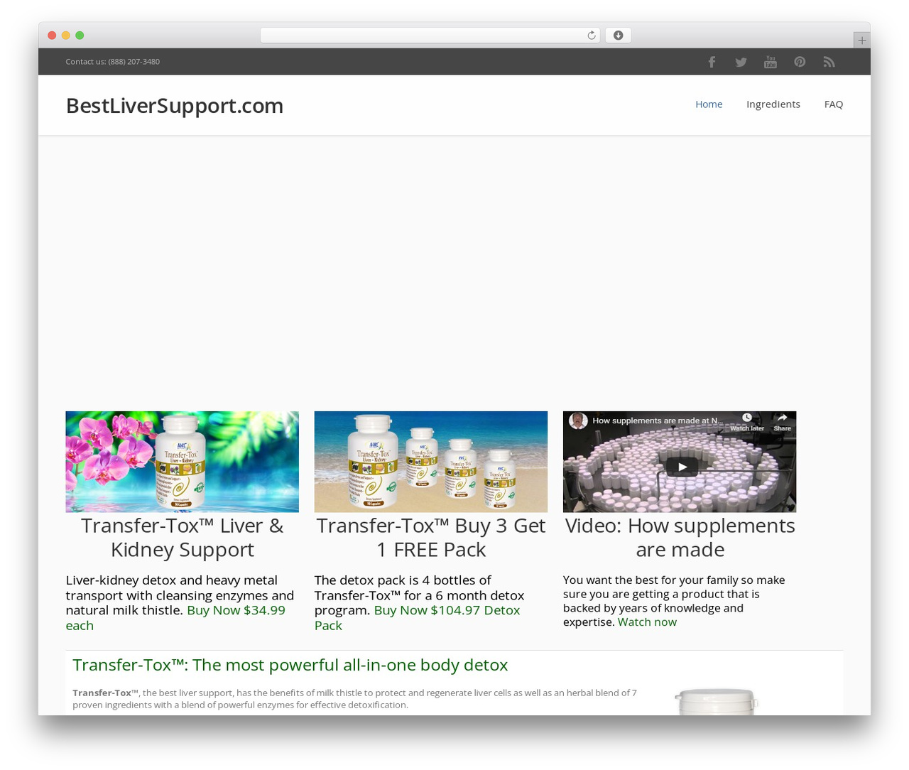 WordPress theme Converio - bestliversupport.com