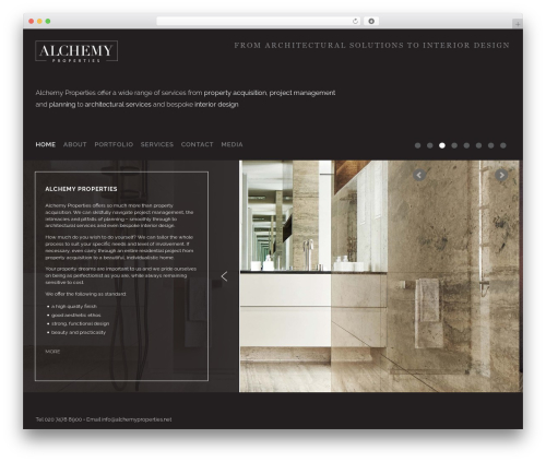 Alchemy WordPress theme - alchemyproperties.net