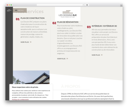 Avada WordPress theme - planmaisonsrjc.com