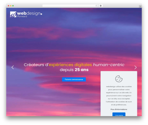 Betheme WordPress theme - webdesign.tn
