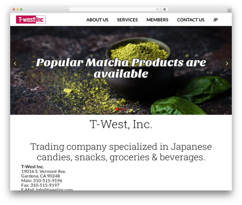 cherry WordPress theme design - twestinc.com