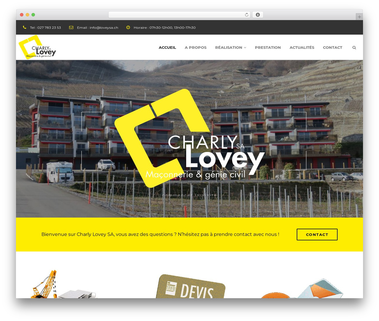 Construct WP theme - loveysa.ch